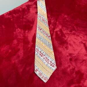 Vintage Rhodia Woven in France Acetate Necktie